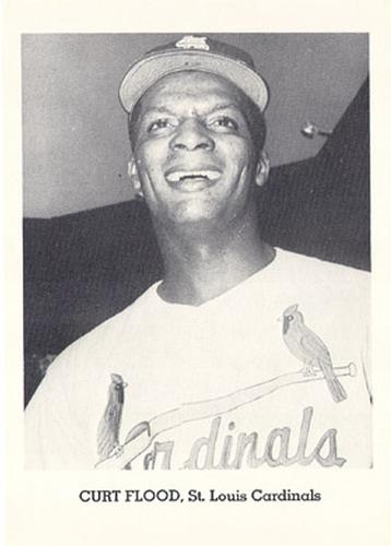 1965 Jay Publishing St. Louis Cardinals #NNO Curt Flood Front