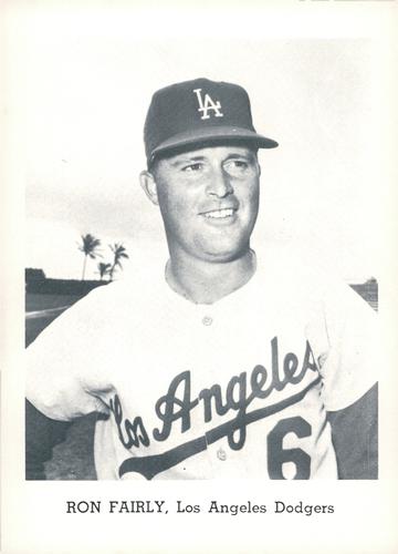 1965 Jay Publishing Los Angeles Dodgers Set A #NNO Ron Fairly Front
