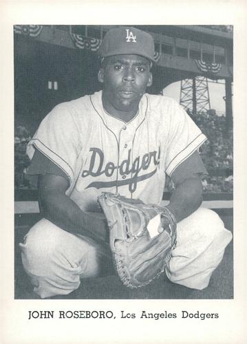 1965 Jay Publishing Los Angeles Dodgers Set A #NNO John Roseboro Front