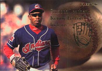1996 Fleer Update - Smooth Leather #5 Kenny Lofton Front