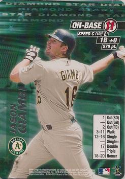 2001 MLB Showdown Diamond Star Promos #NNO Jason Giambi Front