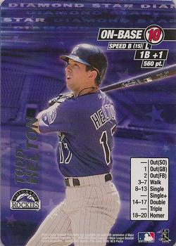 2001 MLB Showdown Diamond Star Promos #NNO Todd Helton Front
