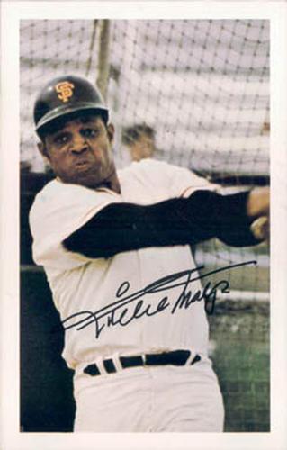 1971 Ticketron San Francisco Giants #9 Willie Mays Front
