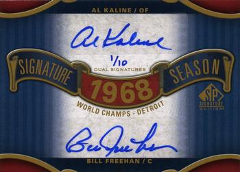 2012 SP Signature Edition - Signature Season Signatures Dual #SS2-68WS Bill Freehan / Al Kaline Front
