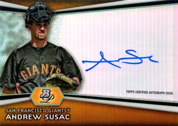 2012 Bowman Platinum - Prospect Autographs #AP-ASU Andrew Susac Front