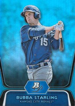 2012 Bowman Platinum - Prospects Blue National Promo #BPP100 Bubba Starling Front