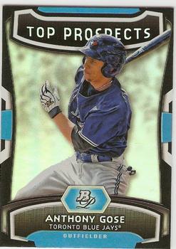 2012 Bowman Platinum - Top Prospects #TP-AG Anthony Gose Front
