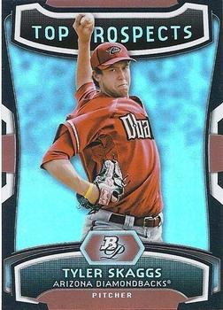 2012 Bowman Platinum - Top Prospects #TP-TS Tyler Skaggs Front