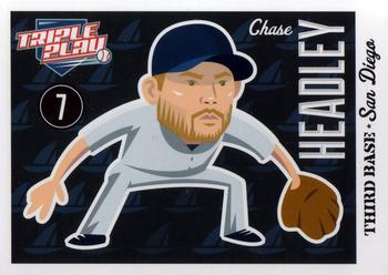 2012 Panini Triple Play #68 Chase Headley Front