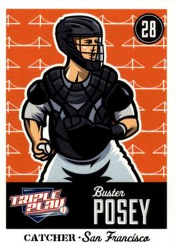 2012 Panini Triple Play #71 Buster Posey Front