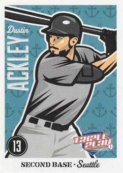 2012 Panini Triple Play #73 Dustin Ackley Front