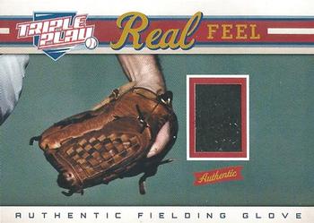 2012 Panini Triple Play #298 Real Feel Glove Front