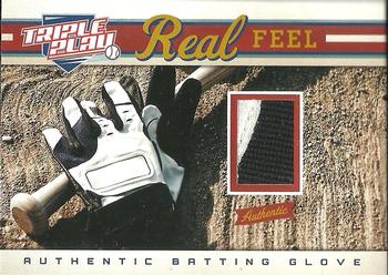 2012 Panini Triple Play #299 Real Feel Batting Glove Front