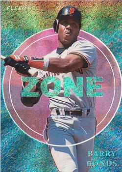 1996 Fleer - Zone #2 Barry Bonds Front