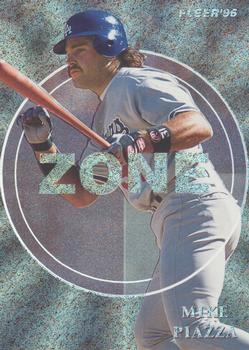 1996 Fleer - Zone #9 Mike Piazza Front