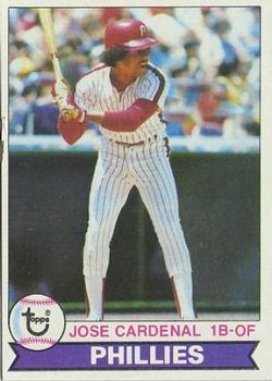 1979 Topps Burger King Philadelphia Phillies #18 Jose Cardenal Front