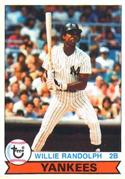 1979 Topps Burger King New York Yankees #13 Willie Randolph Front