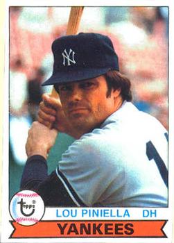 1979 Topps Burger King New York Yankees #18 Lou Piniella Front