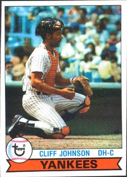 1979 Topps Burger King New York Yankees #3 Cliff Johnson Front