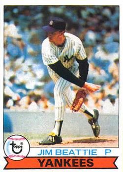 1979 Topps Burger King New York Yankees #7 Jim Beattie Front