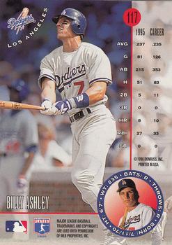 1996 Leaf #117 Billy Ashley Back