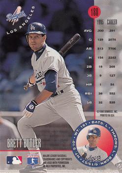 1996 Leaf #180 Brett Butler Back
