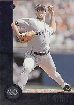 1996 Leaf #185 Andy Pettitte Front