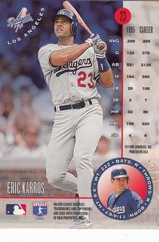 1996 Leaf #23 Eric Karros Back