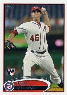 2012 Topps Mini #40 Tom Milone Front