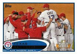 2012 Topps Mini #217 Texas Rangers Front