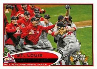 2012 Topps Mini #233 St. Louis Cardinals Front