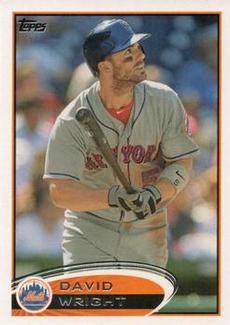 2012 Topps Mini #240 David Wright Front