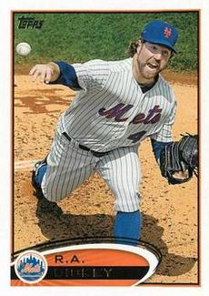 2012 Topps Mini #279 R.A. Dickey Front