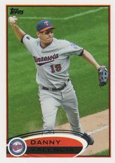 2012 Topps Mini #303 Danny Valencia Front