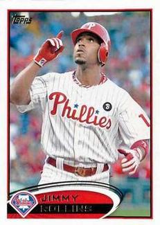 2012 Topps Mini #617 Jimmy Rollins Front