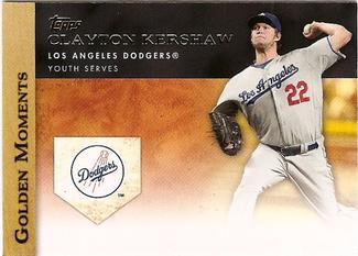 2012 Topps Mini - Golden Moments #GM-3 Clayton Kershaw Front