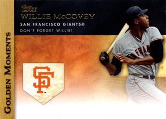 2012 Topps Mini - Golden Moments #GM-11 Willie McCovey Front