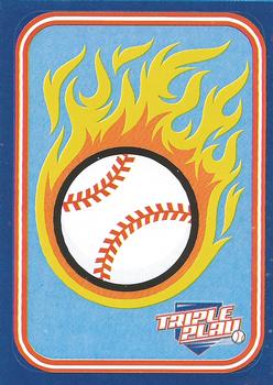 2012 Panini Triple Play - Stickers #1 Flaming Ball Front