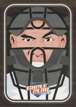 2012 Panini Triple Play - Stickers #4 Catchers Mask Front