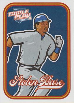 2012 Panini Triple Play - Stickers #15 Stolen Base Front