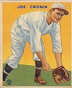 1933 Goudey (R319) #109 Joe Cronin Front