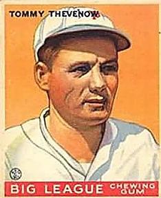 1933 Goudey (R319) #36 Tommy Thevenow Front