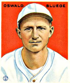 1933 Goudey (R319) #113 Oswald Bluege Front