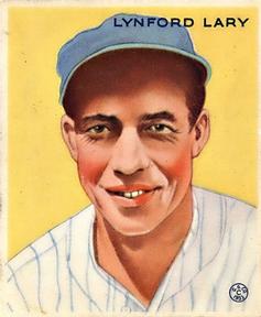 1933 Goudey (R319) #193 Lyn Lary Front