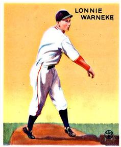1933 Goudey (R319) #203 Lon Warneke Front