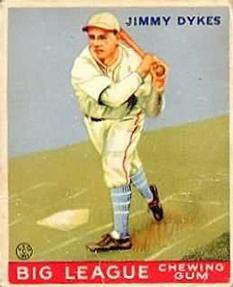 1933 Goudey (R319) #6 Jimmie Dykes Front