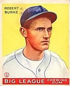 1933 Goudey (R319) #71 Bobby Burke Front