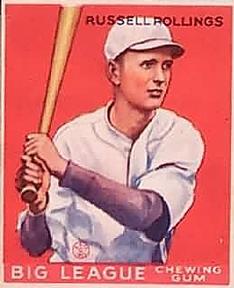 1933 Goudey (R319) #88 Russell Rollings Front