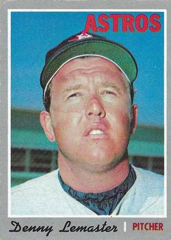 1970 Topps #178 Denny Lemaster Front