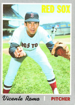 1970 Topps #191 Vicente Romo Front